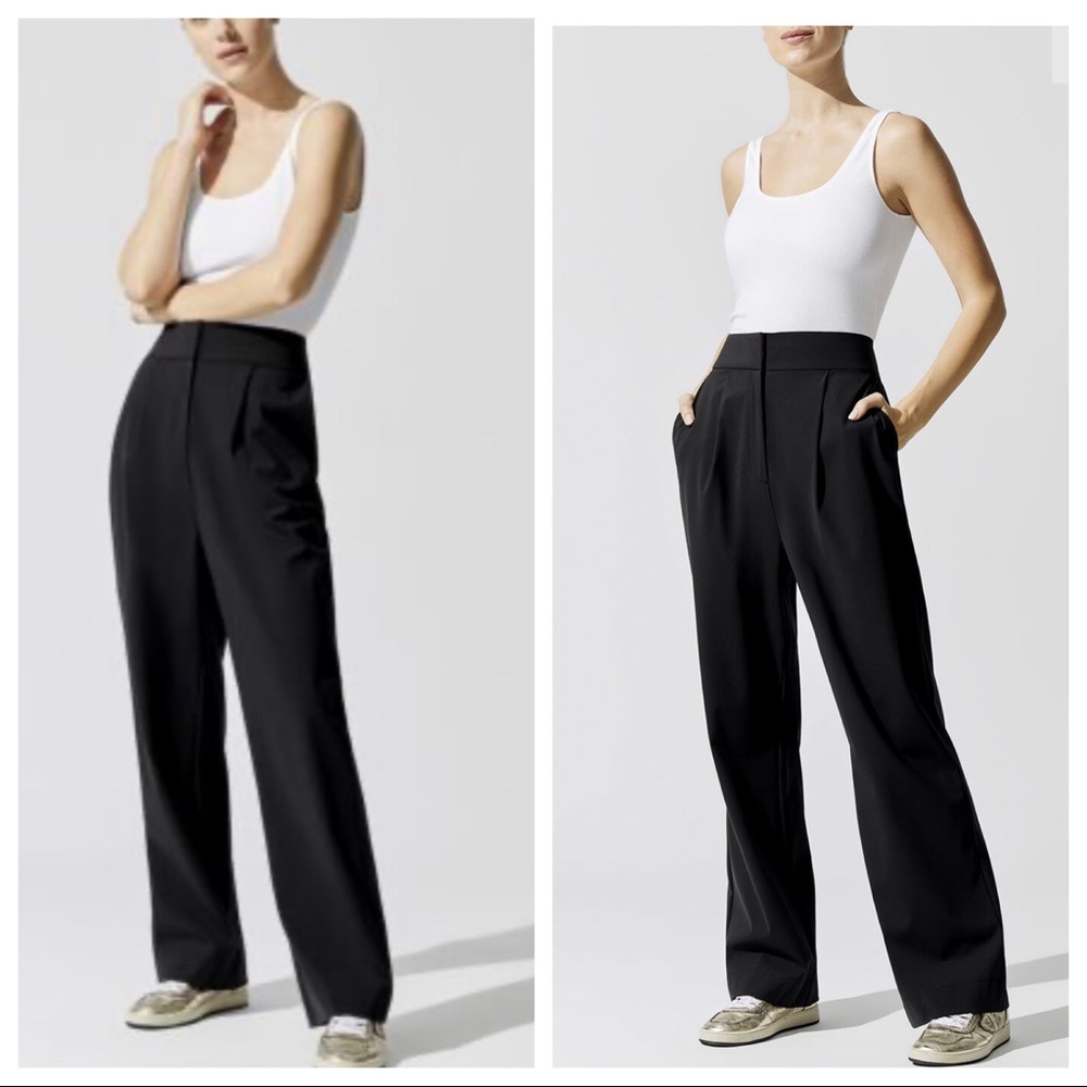✨SOLD✨ Carbon 38 Wide Leg Stretch Pant